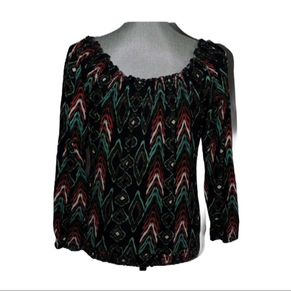 Lucky Brand Peacock Blouse - Picture 2 of 5